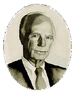 Drawn portrait of the Gordon A. Cain