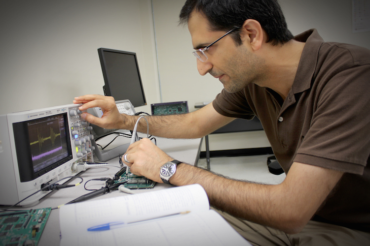 students in lab