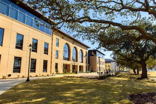 Outside view of Patrick F Taylor Hall