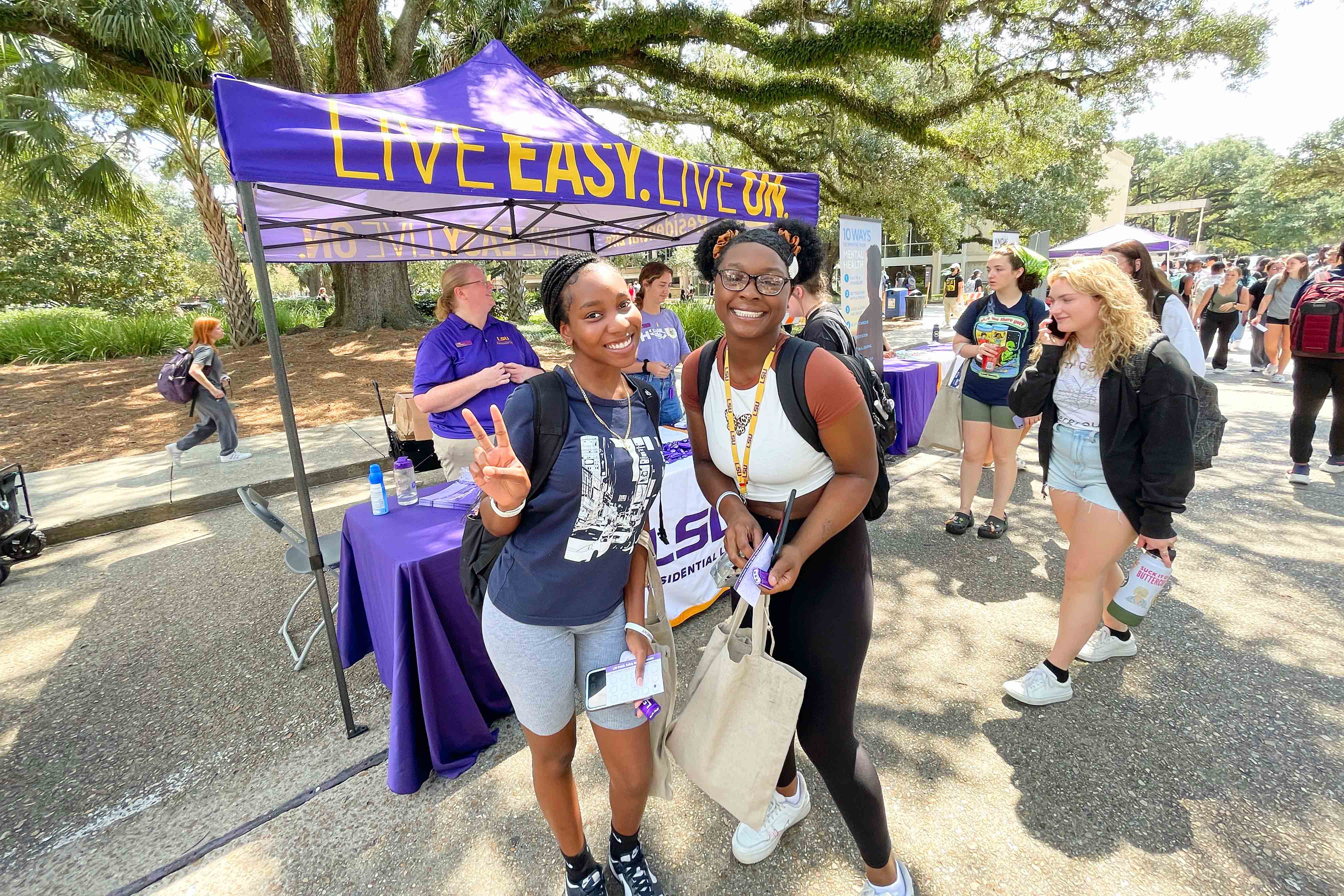 residents at safety day