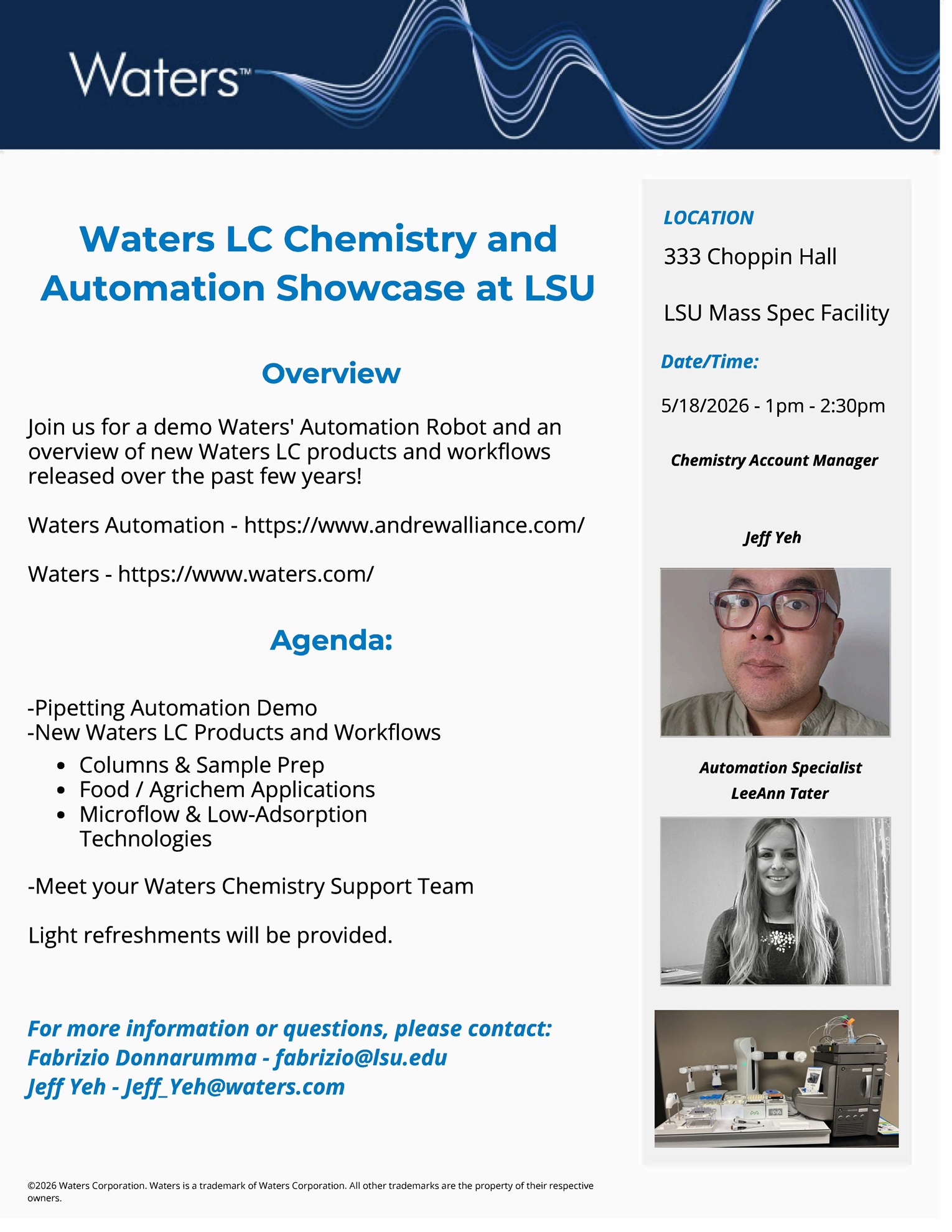 Waters Demo on May 18 