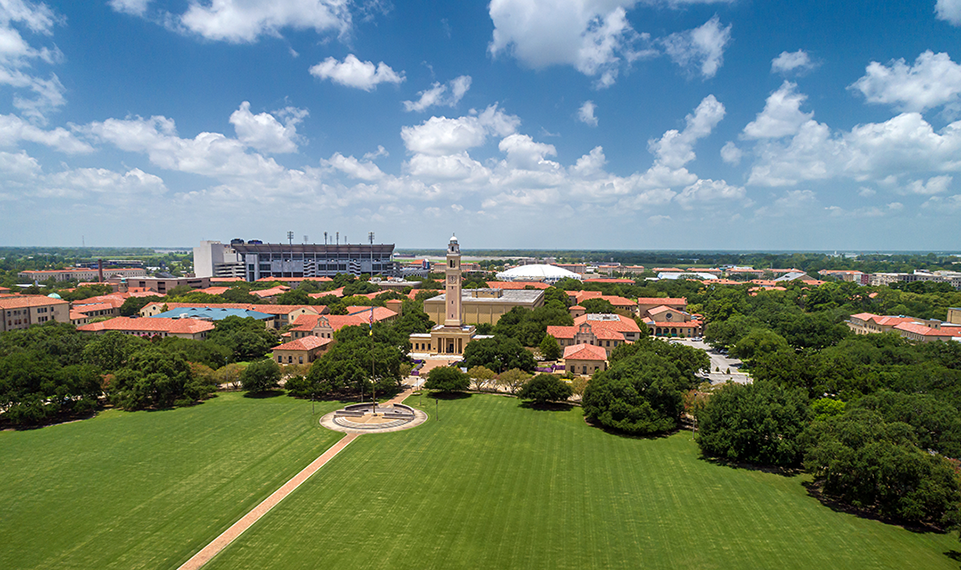 aerial of parade ground